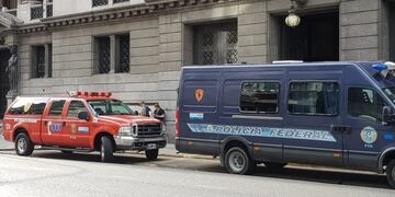 Evacuaron el anexo del Congreso por una amenaza de bomba\u002E