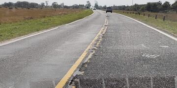 El estado de la ruta nacional N° 11 es lamentable en la frontera con Paraguay