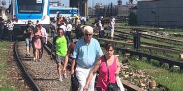 Descarriló una formación del tren Mitre cerca de Retiro\u002E