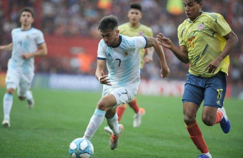 La Selección Argentina Sub-23 venció 3-1 a Colombia en un amistoso de preparación para el Preolímpico