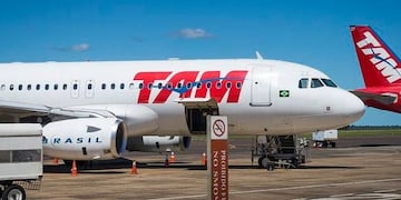 TAM: la empresa que suministraba el servicio de San Pablo a las Islas Malvinas. Foto: Archivo.