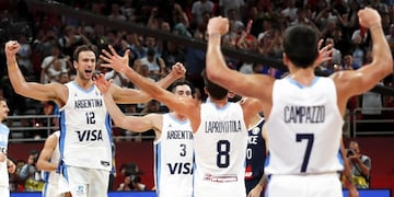 El camino de Argentina a la final del Mundial de básquet China 2019\u002E (EFE)