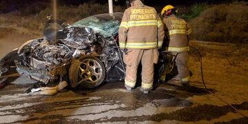 Choque y muerte en Puerto Madryn