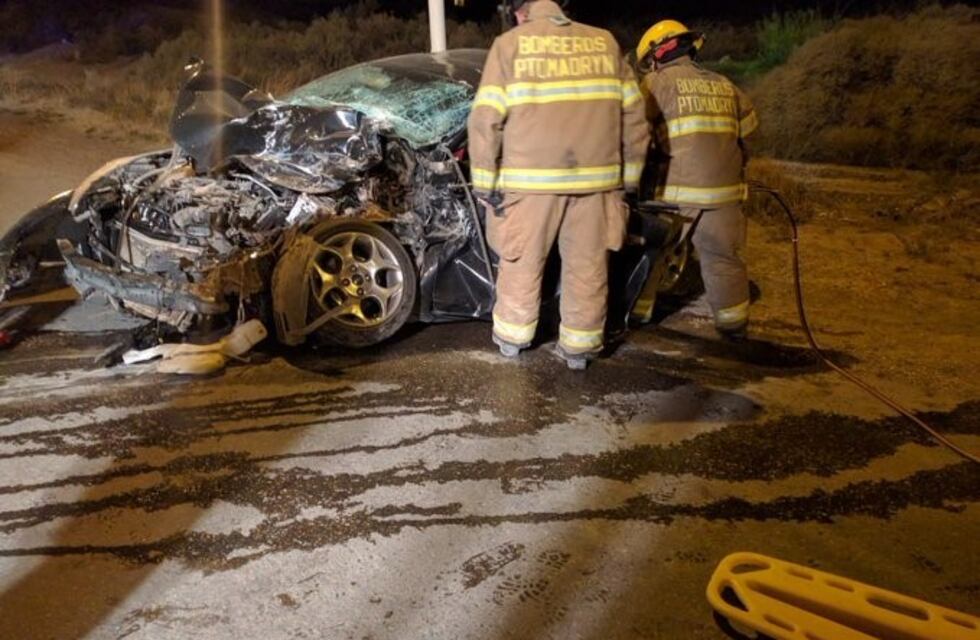 Choque fatal en Puerto Madryn con una persona fallecida