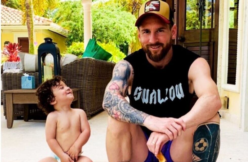 Lionel Messi compartió el mate por primera vez con su hijo Ciro