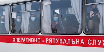 Coronavirus: los argentinos aislados en Ucrania terminarán el jueves la cuarentena\u002E (EFE)