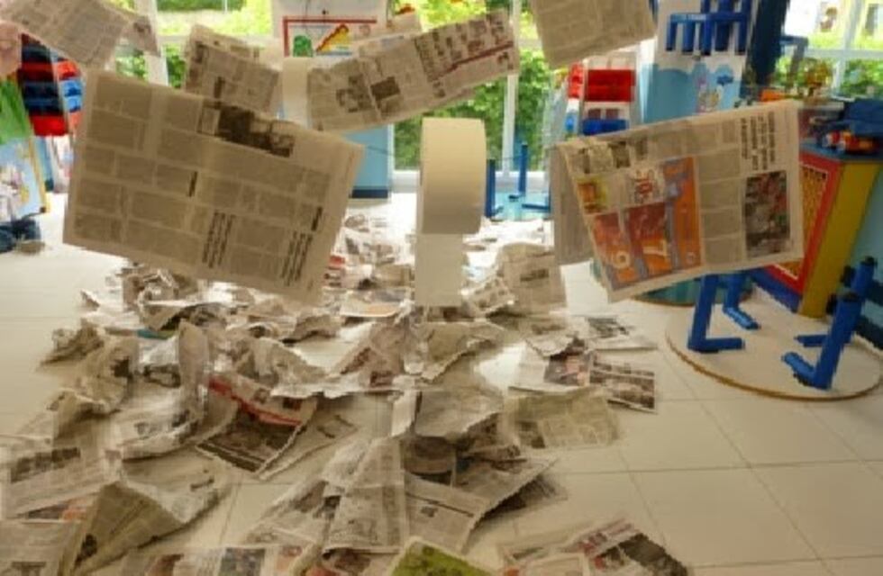 La Serranita: clase abierta de reciclado de papel