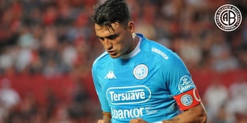 Un golpe dejó aturdido al 10 de Belgrano, pero después anotó con clase el gol del empate en Santa Fe\u002E