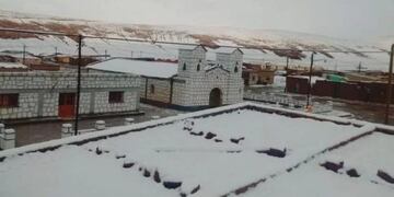 Nevó en Catua a 360 km de la capital Jujeña
