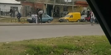 El anciano fue atropellado en la zona de Travesu00eda y Juan B. Justo.