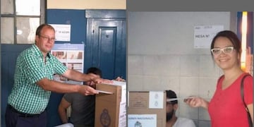 Ariel Osatinsky y Alejandra Arregues