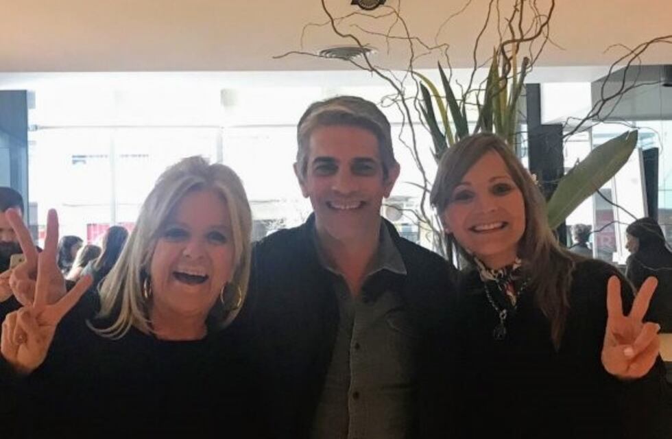 Pablo Echarri estuvo en Rosario para apoyar a Alberto y a Cristina