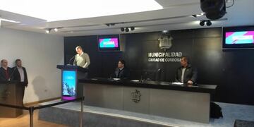 El intendente Ramón Mestre\u002E