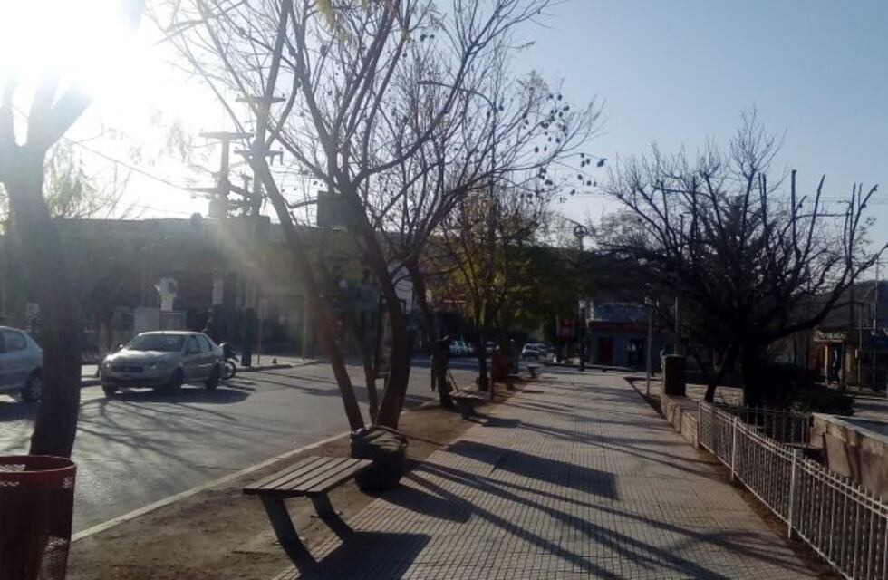 Mañana fría y soleada en La Calera