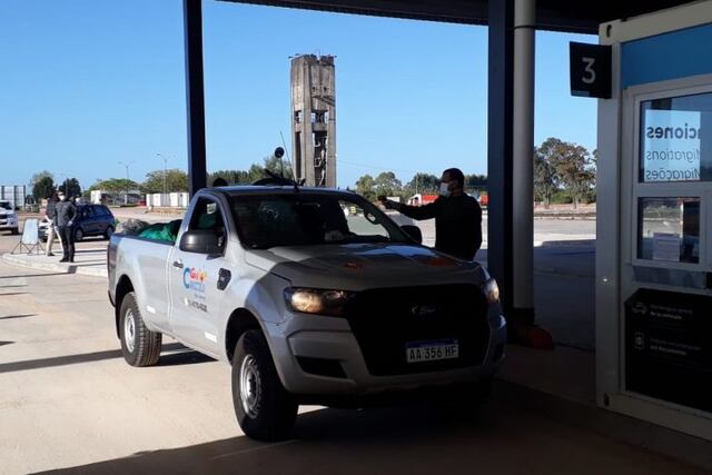 Operativo repatriación - Puente Genaral San Martín\nCrédito: Gendarmería Nacional Esc 56