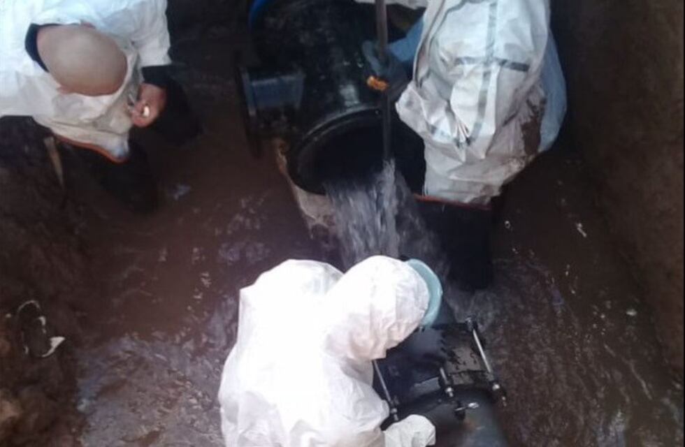 El noroeste de la ciudad estará sin agua hasta la tarde