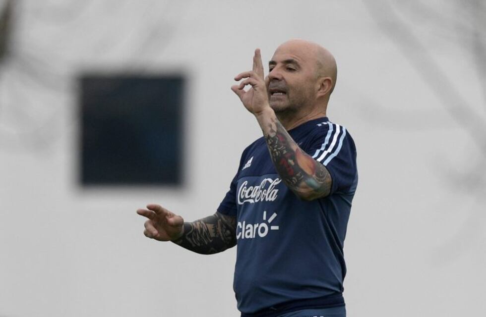Sampaoli metió mano en la última práctica de Argentina y sorprendió con una nueva variante