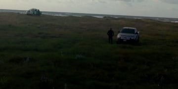 camioneta abandonada por delincuentes