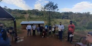 20 familias de San Pedro recibieron el permiso de ocupación de sus tierras que se encuentran en vías de regularización