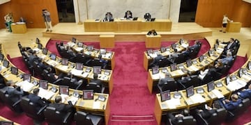 Sesión en la Honorable Legislatura de Tucumán.