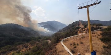 Incendio Los Cocos\u002E Foto: Cadena