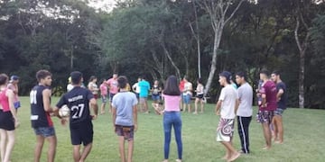 Campamento en San Pedro