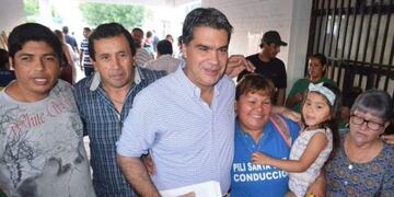 Capitanich en el barrio Mujeres Argentinas\u002E (Foto: @jmcapitanich)