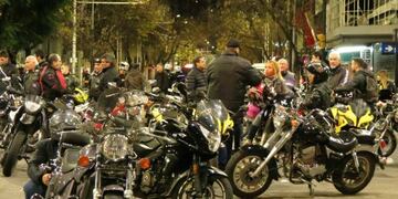 Marcha de motos en Córdoba\u002E
