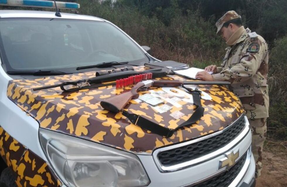 Secuestran armas en operativo delitos rurales