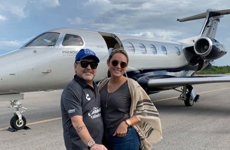 Polémica versión: Rocío Oliva habría empujado a Maradona por las escaleras