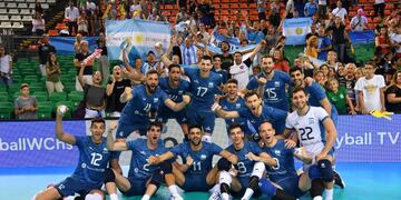 Argentina obtuvo su primer triunfo ante Dominicana