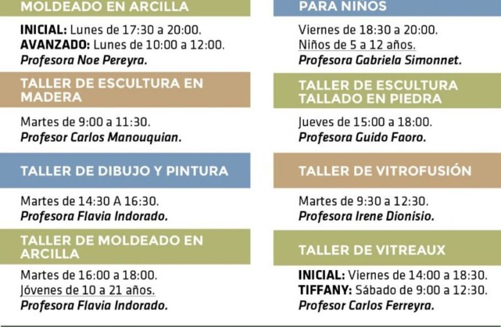 Arrancan los talleres de arte en el Museo Gabriel Dubois