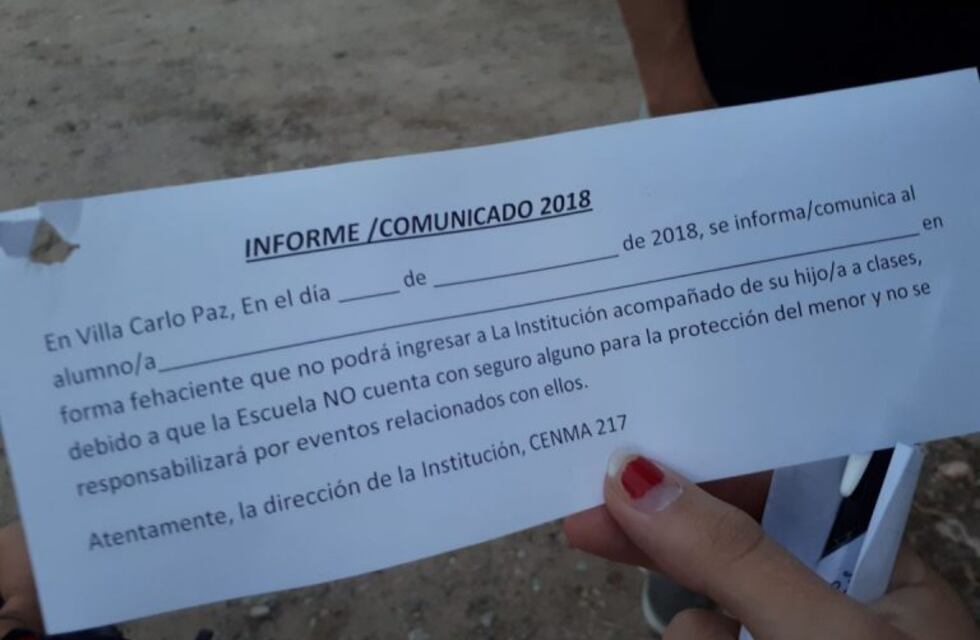 Carlos Paz: mamás adolescentes  no pueden llevar sus bebés a las aulas donde estudian