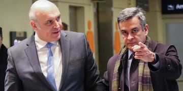 José Luis Espert junto a Luis Rosales su compañero de fórmula\u002E