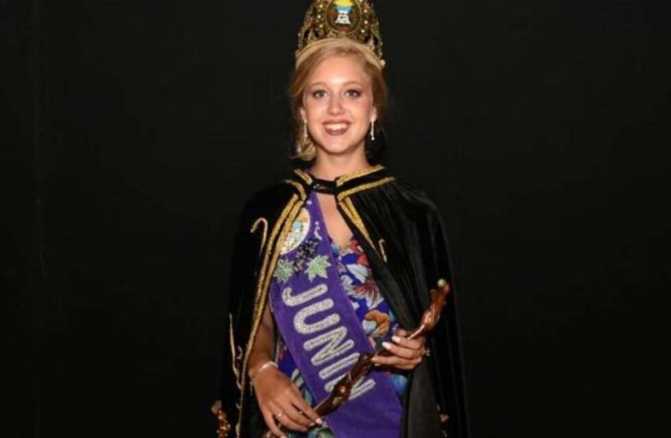 Melisa Estefanía Simón es la flamante reina de la vendimia de Junín