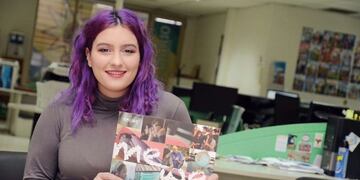 La joven tiene sus valijas armadas y el corazón repleto de esperanzas en este nuevo camino que le queda por recorrer\u002E Foto: Alejandro Lorda\u002E