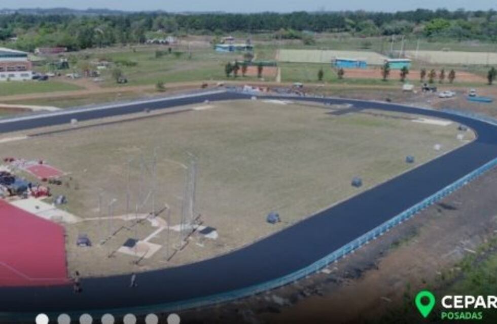 Con Jenny Dahlgren y otros atletas inauguran la pista de atletismo