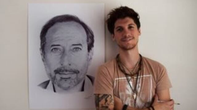 Franco Ganuza ya estu00e1 muy cerca de enviarle el retrato a Fracella.