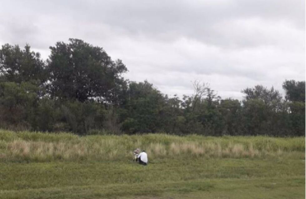 Chofer frenó el colectivo y dejó una flor en recuerdo de un colega