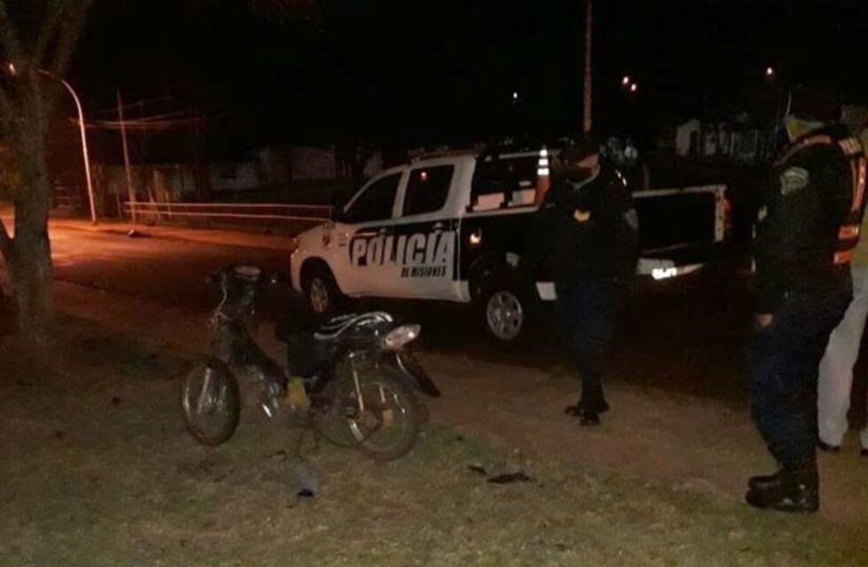 Accidente en Leandro N. Alem deja un muerto y un herido