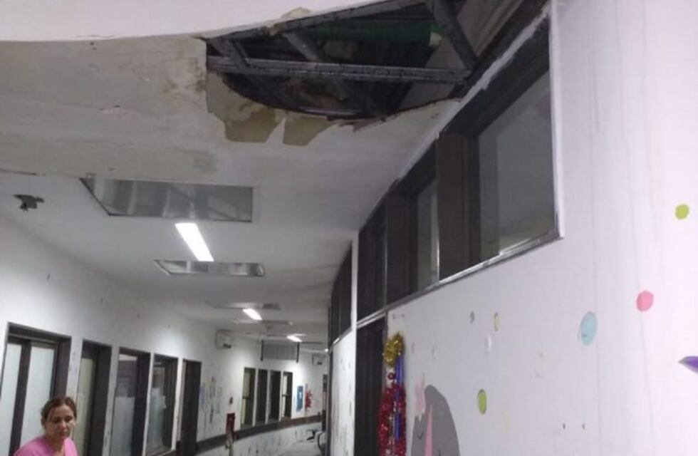 El temporal puso en jaque al personal del Hospital de Niños de Santa Fe