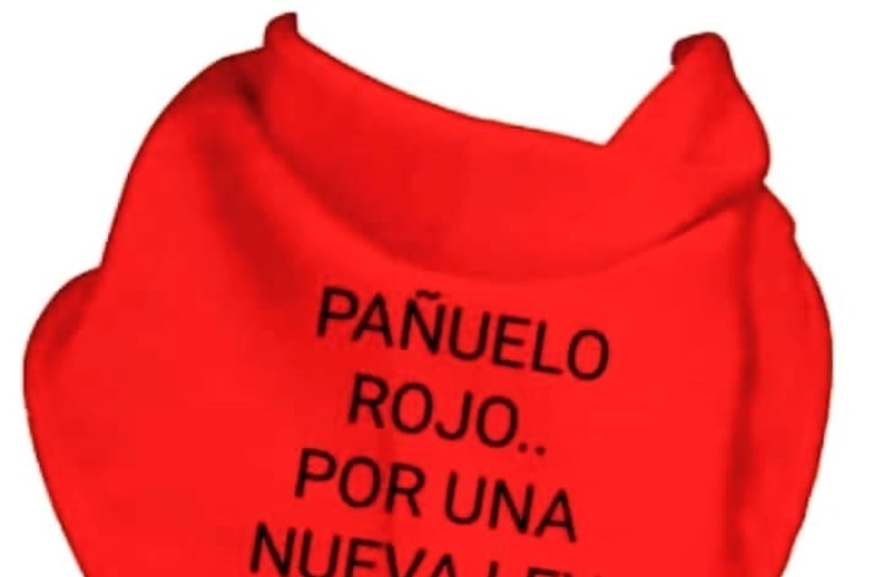 Ni verdes ni celestes: ¿Qué significan los pañuelos rojos?