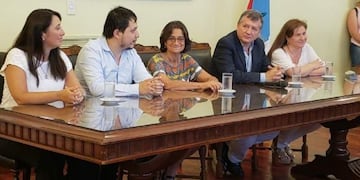 Corpacci fue la encargada de anunciar la construcción de esta importante obra para el interior provincial\u002E