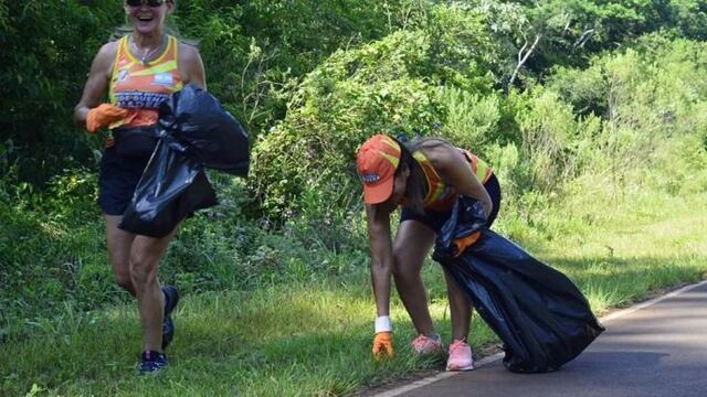 Eldorado: se unen la actividad física y la limpieza de la ciudad