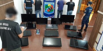 Los ladrones quedaron grabados gracias a las cámaras de seguridad\u002E