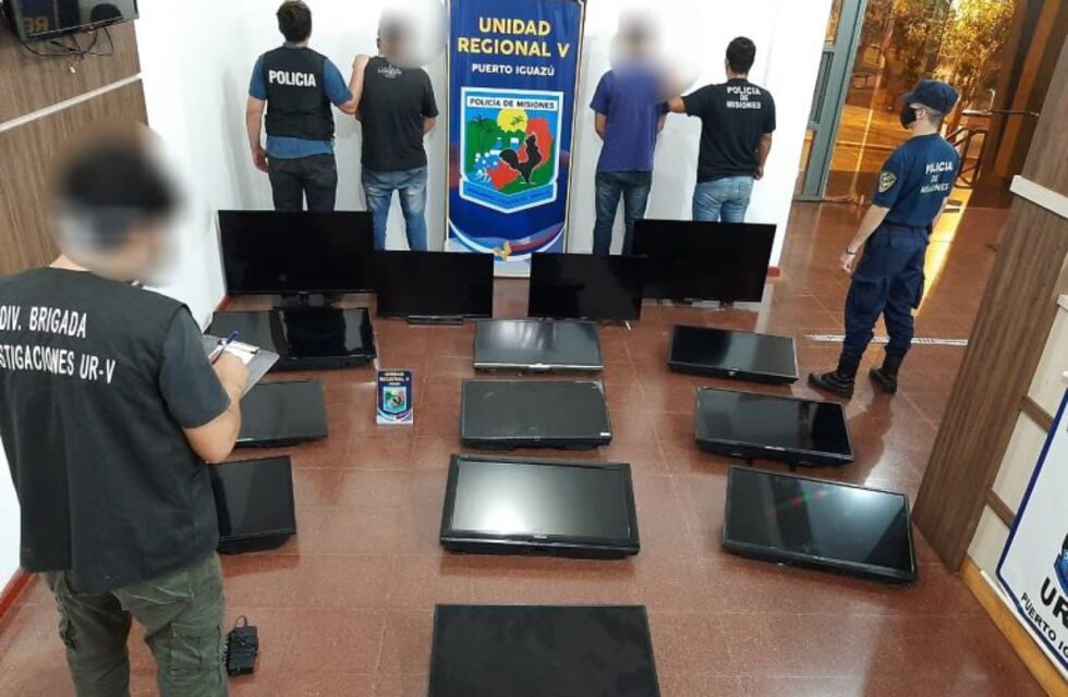 Capturaron a dos hombres que aprovechaban la pandemia para robar televisores de hoteles de Iguazú
