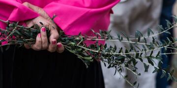 La tradicional Misa del domingo de Ramos