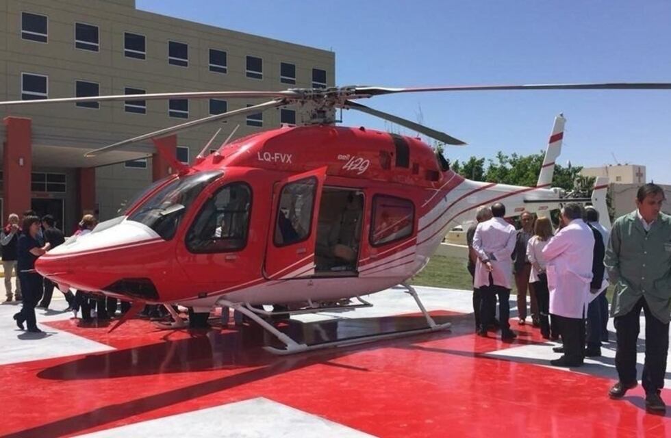 Un bebé de 9 meses tuvo que ser trasladado un vuelo sanitario luego de sufrir graves quemaduras