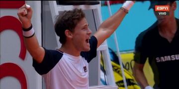 Diego Schwartzman avanza en el Masters 1000 de Madrid.