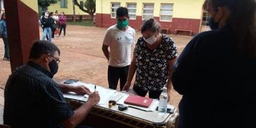 Los docentes llevan un registro de las familias que reciben los módulos\u002E